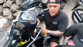 YAMAHA MIO 125  CRASHGUARD INSTALLATION BY RED MOTOSHIELD [upl. by Lock353]