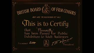 A Milestone Film ReleaseBritish Film InstituteBBFC Rating Card A 20231929 [upl. by Elaina520]