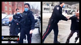 78YearOld Canadian Reportedly Arrested After Honking Horn And Giving ThumbsUp To Truckers [upl. by Agostino900]