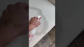 How to remove a water stain from a white sofa 💦 performancefabric howto [upl. by Oiramd]