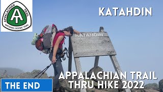 Appalachian Trail Thru Hike 2022  The End  Katahdin [upl. by Yehudi445]