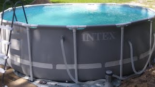 Intex 15ft x 42in Prism Frame Pool Set Review [upl. by Kciremed]