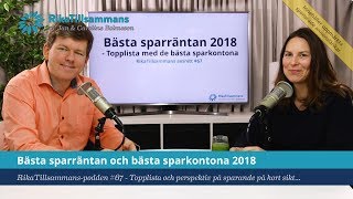 67  Bästa sparräntan och sparkontona 2018 [upl. by Saber]