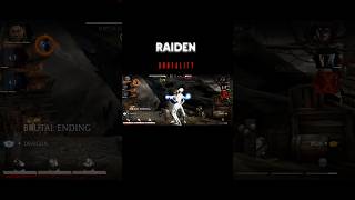 RAIDEN BRUTALITY MK MOBILE shorts mkmobilegame [upl. by Zuliram780]