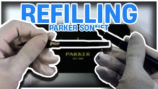 How to Refill a Parker Fountain Pen [upl. by Harle]