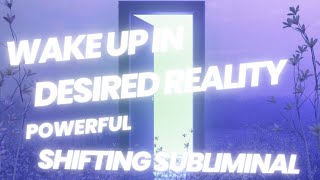 Shifting Subminial INSANELY POWERFUL manifest your desires [upl. by Yslehc]