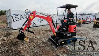 5121  Unused 2024 Agrotk NT18K Mini Excavator Will Be Sold At Auction [upl. by Placida835]