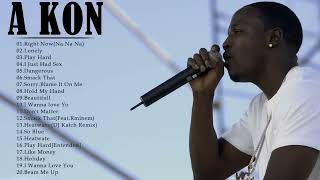 Akon Best Songs Playlist 2024  The Best Of Akon 2024  Akon Greatest Hits Full Album 2024 Lyrics [upl. by Tinya691]