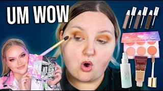 WOWW FULL FACE TESTING NEW MAKEUP NIKKIE TUTORIALS X BEAUTY BAY amp MORE [upl. by Chute]