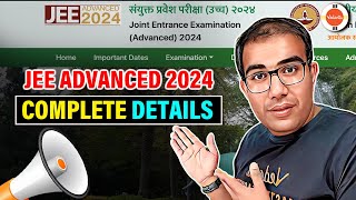 ⚡Official Breaking News⚡😱  JEE Advanced 2024 Date amp Syllabus Released  Vinay Shur Sir [upl. by Kristie]