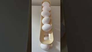 Save yourself space in your fridge with this egg holder🥚Link in bio✨egg storage storagehacks [upl. by Ylrae]