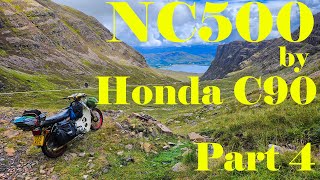 Applecross to Strontian NC500 by Honda C90 Applecross peninsula Bealach Na Ba and Glen Garry [upl. by Gaston]