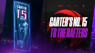 Toronto Raptors retire Vince Carters Number  FULL CEREMONY [upl. by Lauretta]