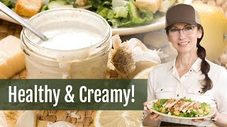 Homemade Caesar Salad Dressing No Anchovies with Cottage Cheese [upl. by Eissahc572]