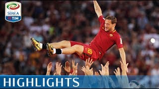 Roma  Genoa  32  Highlights  Giornata 38  Serie A TIM 201617 [upl. by Alenas]