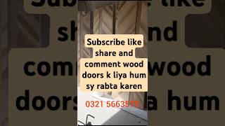 Doorslarchwood company 🌹🌹🌹 wood interiordoordesign carpentry wooddoordesign [upl. by Anyar333]