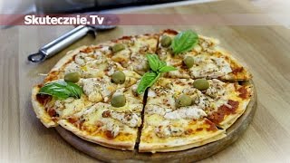 Szybka pizza z tortilli z serem  SkutecznieTv HD [upl. by Ayokahs]