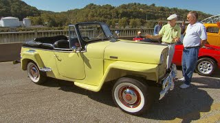 1949 WillysOverland Jeepster designed by Brooks Stevens [upl. by Trilbee]