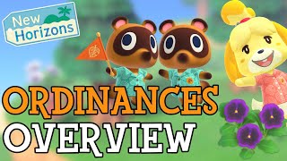 How Do Island Ordinances Work in Animal Crossing New Horizons ACNH Ordinance Overview Guide [upl. by Idnyc]