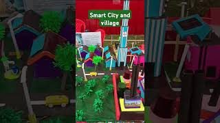 Smart City and village stationary model project science project shorts scienceandfun [upl. by Lucien]