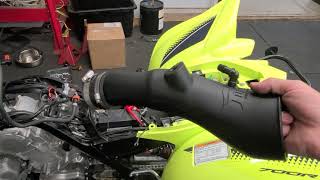 The Cuervo Racing Raptor 700 FCI intake Install Video 2006 2021 [upl. by Kurland608]