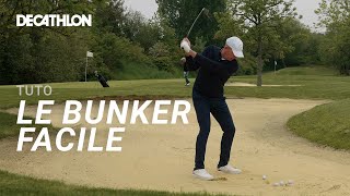 TUTO GOLF  Comment sortir des bunkers à tous les coups Technique  Débutant  ⛳️ I Decathlon [upl. by Matthei]