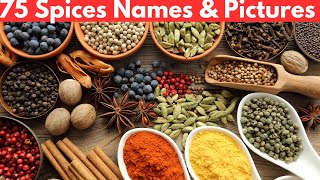 75 Spices and Herbs Names and Pictures [upl. by Ddot643]