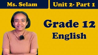 Grade 12 English Unit 2 Analogy  Practice questions  UEE Part 1 [upl. by Niccolo]