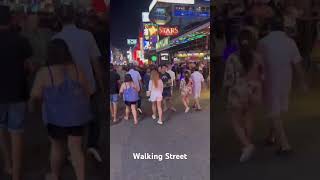 Walking Street  The Atmosphere tonight  Thailand Pattaya [upl. by Aikyt147]