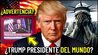 ¿el PRESIDENTE DEL MUNDO  La ESCALOFRIANTE PROFECÍA en un VIDEO POLÉMICO de Trump [upl. by Bartholomeus]