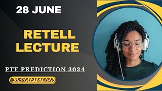 PTE RETELL LECTURE June 2024  Retell lecture Templates June 2024 [upl. by Noiraa747]