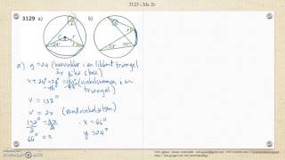 Matematik 5000 Ma 2b Kapitel 3 Vinklar Randvinklar och medelpunktsvinklar 3129 [upl. by Juster]