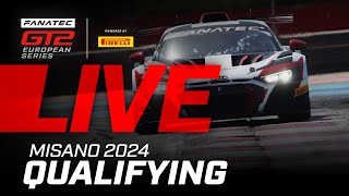 LIVE  Qualifying  Misano  2024 Fanatec GT2 Europe [upl. by Peltier]