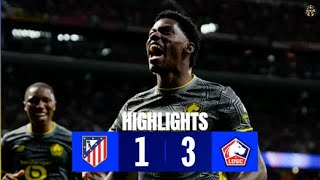 Atletico Madrid vs LOSC Lille 13 Highlights UEFA Champions League 202425 [upl. by Henryetta]