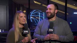 Blake Murphy on Sportsnet Raptors pregame broadcast [upl. by Idhem]