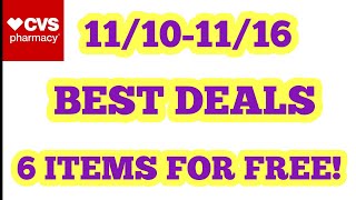 6 ITEMS FOR FREE GLITCHES CVS BEST DEALS 11101116 SEE PINNED COMMENT FOR UPDATES [upl. by Attenev873]