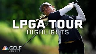 2024 Amundi Evian Championship Round 3  LPGA Tour Highlights  Golf Channel [upl. by Aihsak]