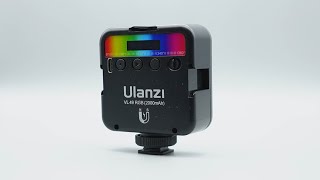 Ulanzi VL49 RGB Video Light Review A MUST HAVE for content creators [upl. by Leiria]