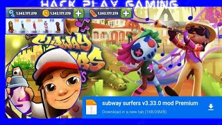 SUBWAY SURFS MOD APK DINHEIRO INFINITO VERSÃO 3300 ATUALIZADO [upl. by Dempsey483]