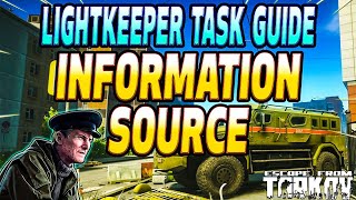 Information Source  Lightkeeper Task Guide  Escape From Tarkov [upl. by Soinotna]