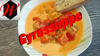 Gyrossuppe wenn es mal schnell gehen muss [upl. by Eimoan892]