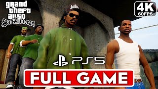 GTA SAN ANDREAS Gameplay Walkthrough FULL GAME 4K 60FPS PS5  No Commentary [upl. by Rajewski]