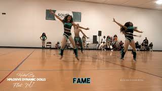 DYNAMITE DANCE vs FAME vs DEM GIRLS  Stand Battle  Flint MI  Majorette Dance Competition [upl. by Demetra]