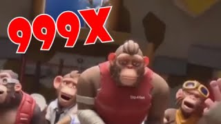 Chinese Monkeys Singing meme Speed 999x  Edit [upl. by Aznola]