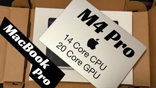 MacBook Pro M4 Pro Silver 14Core CPU 20Core GPU 24GB Unified Memory 1TB SSD Storage 70W vs 96W [upl. by Ziguard]