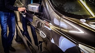 How to Pinstripe a vehicle using 3M stripes  theautobodyguy [upl. by Enoitna800]