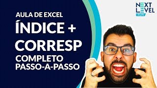 EXCEL Função Índice e Corresp  Dê Adeus ao PROCV [upl. by Alfi]