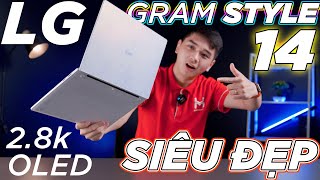 REVIEW LG Gram Style 14  Laptop ĐẸP NHẤT 2023  LaptopWorld [upl. by Ender]