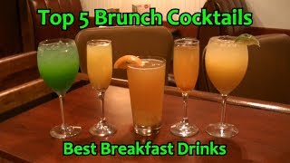 Top 5 Brunch Cocktails Best Breakfast Drinks [upl. by Neidhardt439]