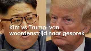 Trump en Kim Jongun de bekvechters gaan in gesprek  RTL NIEUWS [upl. by Krein448]